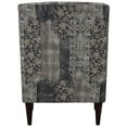 thumbnail image 3 of Fox Hill Trading Emma Armchair, Smoke Patchwork, 3 of 6