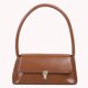 thumbnail image 3 of Bolso Hombro para Mujer Bolso Mano Retro Informal Bolso Axila Sólido Cuero PU (Light Br, 3 of 9