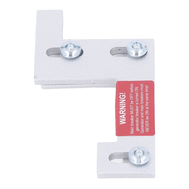 Durable Aluminum Generator Interlock Panel Kit for ITE, Gould, Murray, Siemens 150/200A Panels – Ensures Safe Power Switching and Long-lasting Performance