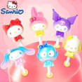 thumbnail image 5 of Sanrio Lollipop Series Figure Cinnamoroll My Melody Hello Kitty Kuromi Pochacco Hangyodon Figurine Anime Model Cute Doll Toy, 5 of 5