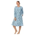thumbnail image 4 of Aria Women’s 100% Cotton Long Sleeve Ballet Nightgown, Sizes XS-5X, 4 of 7