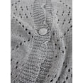 thumbnail image 6 of Women'S 2025 Spring Autumn Winter Short Cardigan Sweater Top Long Sleeve V-Neck Cardigan Jacket Casual Knitwear Grey M, 6 of 7