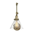 thumbnail image 4 of Drake 1-Light Adjustable Wall Sconce in Warm Brass, 4 of 6