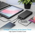 thumbnail image 3 of Naztech 20000mAh 18W PD+QC Fabric Power Bank Black (15143-HYP), 3 of 9