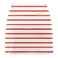 thumbnail image 3 of Skort Shorts Women, Striped Print High Waisted Golf Skirts with Pockets Athletic Casual Tennis Mini Skirt (2XL, Orange), 3 of 6