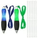 thumbnail image 1 of 2 Pcs Uxcell Bolígrafos Gruesos, Azul, Verde Bolígrafo Retráctil Pesado de Agarre Ancho con Correa para Temblores en las Manos Ancianos Discapacitados (6 Recargas Negras + 6 Recargas Azules), 1 of 6