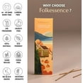 thumbnail image 3 of Folkulture Incense Sticks - Pack of 75 Organic Incense Sticks for Meditation, Boho Gift Set - Pumpkin Spice, 3 of 7