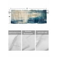 thumbnail image 4 of Valances for Windows Abstract Oil Painting Theme Rod Pocket Cafe Window Treatments Valance Curtains for Kitchen Bathroom Laundry Basement Windows 54"x18", 4 of 9