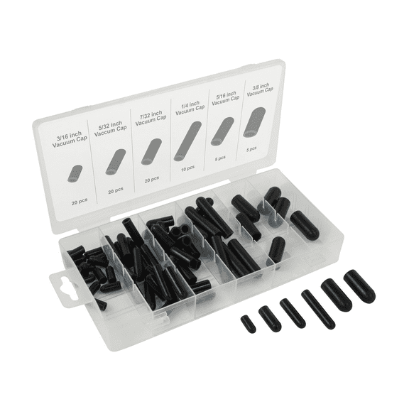 TITAN 80-PC SILICONE RUBBER VACUUM CAP ASSEMBLY