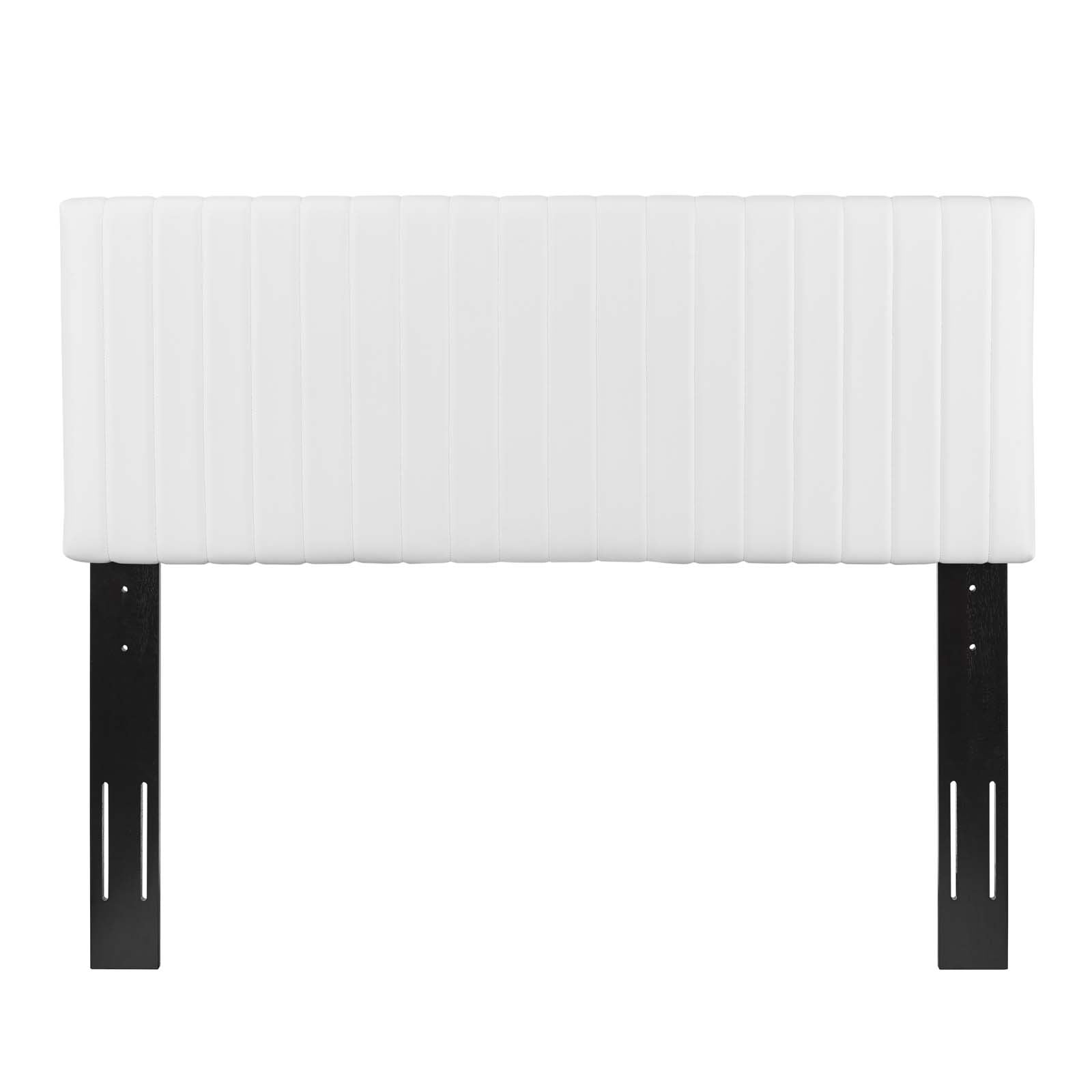 Modway Keira Faux Leather King/California King Headboard in White by Modway