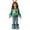 R972 Green, variant on Ruiwill Girl Outfit Set Outfit Holiday Party Two Piece With Santa Print Top Snowman Pants Festive Flared Sleeves Winter Crew Neck Girl Clothes Green Size 1-2 Years