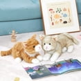 thumbnail image 5 of MorisMos 2Pcs Cat Stuffed Animals, 14" Realistic Cat Plush Toys, 5 of 8