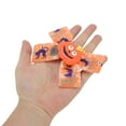 thumbnail image 4 of Unique Bargains 1 Pc Duckbill Clip Halloween Bow Cartoon Hair Clip for Women Orange Black, 4 of 5