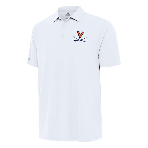 Men's Antigua White Virginia Cavaliers Era Polo