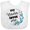 AA-White, variant on Inktastic My Nana Loves Me Granddaughter Girls Baby Bib