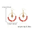 thumbnail image 6 of PISONIC Christmas Earrings for Women, Holiday Xmas Dangle Earrings Bow Tree Bells Snowflake Studs Earrings Set for Christmas Jewelry Gifts, 6 of 9