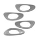 thumbnail image 3 of 4PCS Front Rear Inner Door Handle Bezel Grey for Trailblazer 2002-2009 15214503 15214502 15214506 15214507, 3 of 5