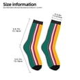 thumbnail image 2 of Rocae Vertical Stripes for Girls Boys Crew Socks,Children's Socks, Kids Socks, Toddler Socks: Daily Wear with Kids School Uniform, 2 of 5