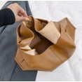thumbnail image 5 of HLSOHJP Slouchy Hobo Bags for Women Tote Bag Retro PU Leather Crossbody Purse Soft Shoulder Purses 2pcs Work College Handbags, 5 of 7