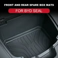 thumbnail image 2 of For Seal TPE 3D Car Floor Mats Cargo Liner Trunk Pad Waterproof Black', 2 of 8