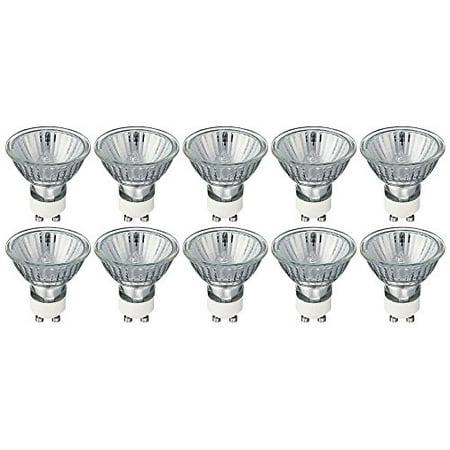 Gu10 Twist Lock - (10 Pack) KOR K20153 - 35MR16/120V/FL/GU10 - Halogen - 35 Watt - 120 Volt - MR16 - Flood 36° - Dimmable - Twist And Lock (GU10) - 2,850 Kelvin