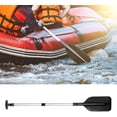thumbnail image 3 of SLGHLSAHG Telescopic Paddle 21 to 42 Inch Length Adjustable Canoe Type Portable T Retractable Boat Oars Outdoor Kayak Water Sports and Safe Boat Accessories Black A43142, 3 of 8