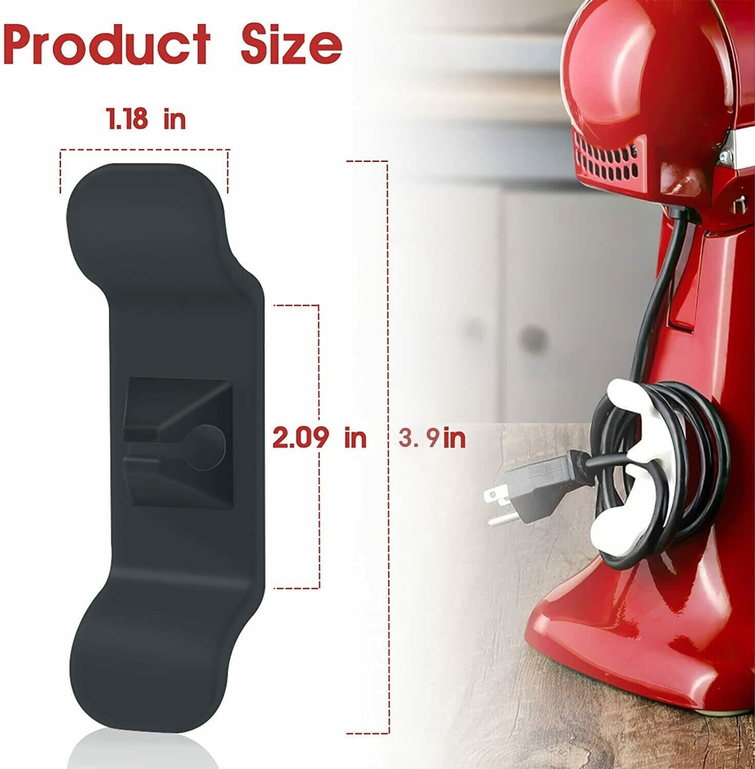 Wholesale DS2262 Upgraded Adhesive Cord Winder Wrapper Holder Cable  Organizer Holder Kitchen Cord Organizer for Kitchen Appliances From  m.