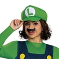 thumbnail image 4 of Adult Mens Super Mario Bros. Luigi Classic Costume, 4 of 9