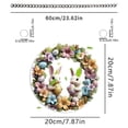 thumbnail image 6 of Gifts Dianli Easter Ornaments, Hanging Decorations Easter Bunny And Egg 2D Flat Hanging Ornaments Festive Spring Cutouts for Gifts Home Garden Wall And Window Decoration Holiday Set, 6 of 9