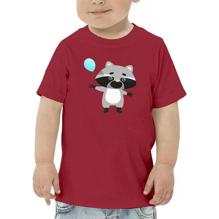 

Raccoon Grabbing A Balloon T-Shirt Toddler -Image by Shutterstock 2 Toddler