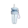 thumbnail image 1 of Flower Tea Cup Plastic Straw Cup With Handle Flower Tea Cup Outdoor Portable Large Capacity Men And Women Straw Cups, 1 of 6