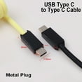 thumbnail image 5 of Type C 3.1 Coiled Keyboard Cable Spring Coiled Cable 3.5 mm 3m 9 ft Usb c Mechanical Keyboard Cable, 5 of 5