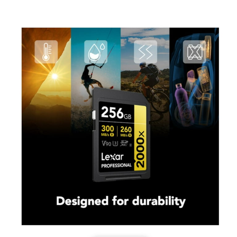 Lexar 256GB Professional SD Memory Card - High Speed Video Lexar 256GB Professional SD Memory Card - High Speed Video