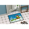 thumbnail image 4 of Carolines Treasures PJC1075JMAT Candy Cane Lane Snowman Door Mat Indoor Rug or Outdoor Welcome Mat 24x36 Doormat  36"L x, 4 of 4