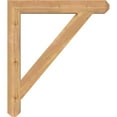 thumbnail image 3 of Ekena Millwork 3 1/2"W x 28"D x 32"H Traditional Craftsman Smooth Bracket, Western Red Cedar, 3 of 4