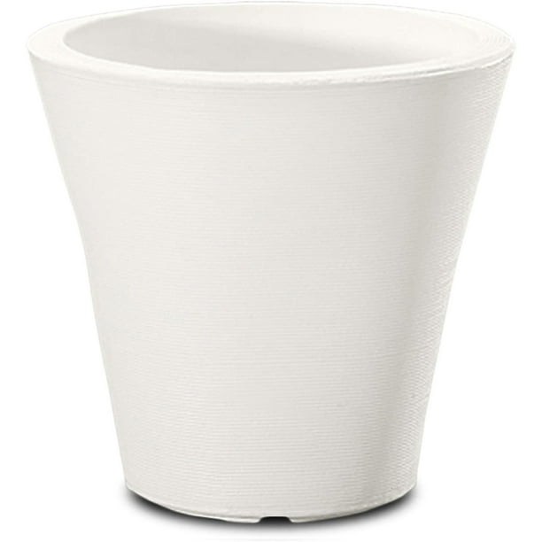 Crescent Garden Madison Planter Double Walled Plant Pot 14 Alpine White Com Crescent Garden Madison Planter Double, Crescent Garden Bowl Planter