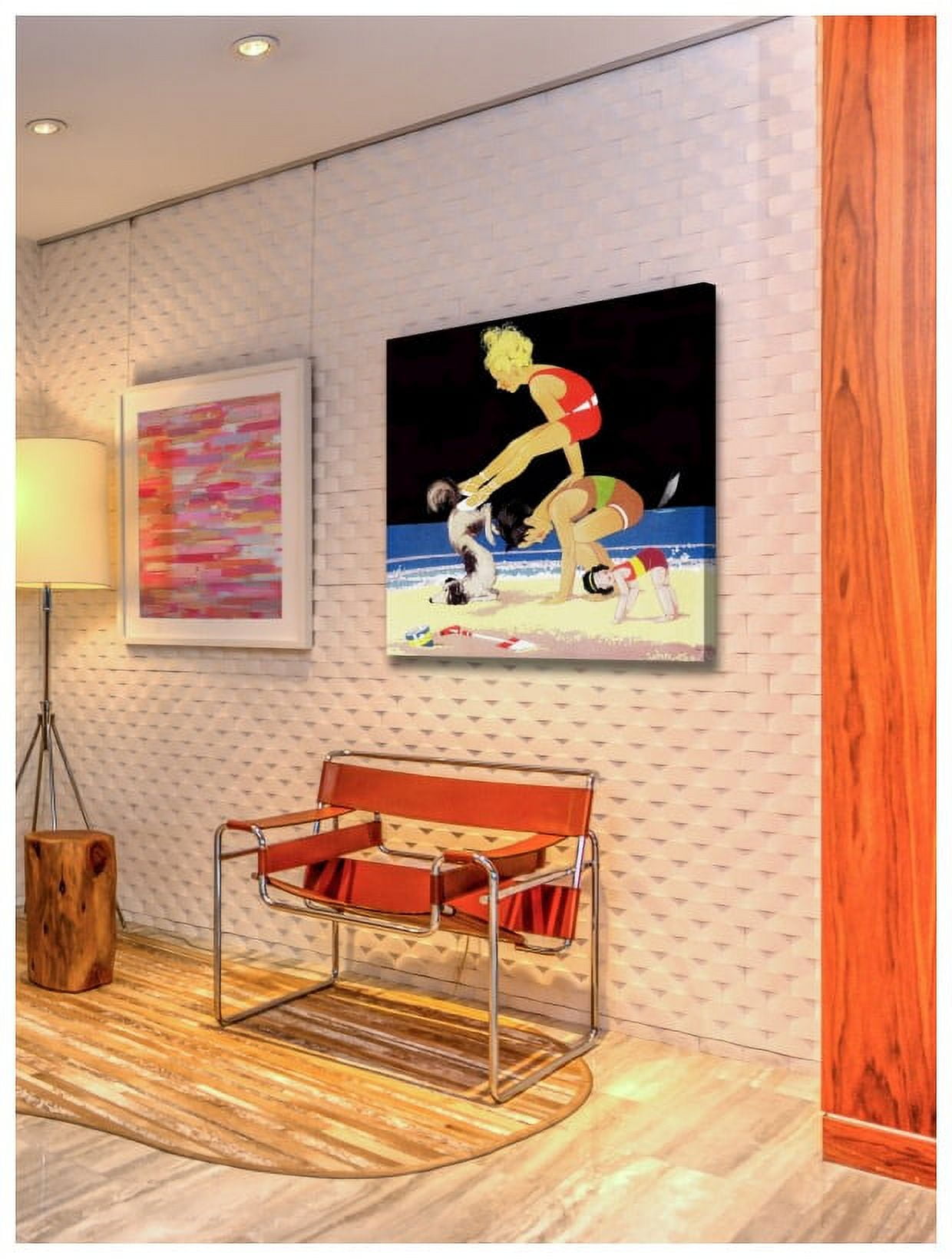 Marmont Hill "Gymnastics" by Curtis Painting Print on Canvas