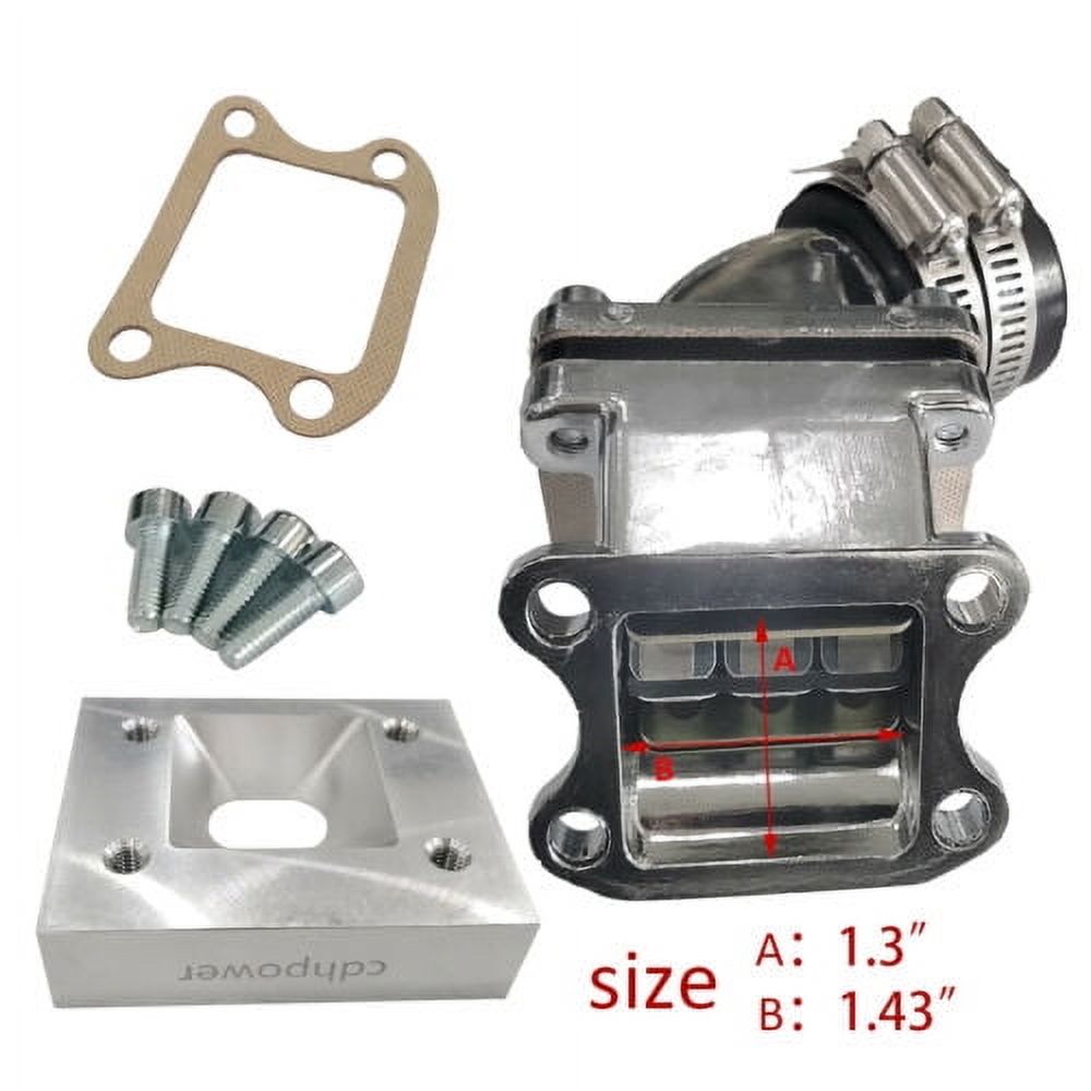 CDHPOWER Dio Reed Valve Set, Reed Valve Kit and Block ForGas Motorized Bicycle