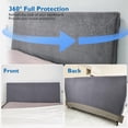 thumbnail image 4 of Headboard Cover Upholstery Headboard Slipcover Thick Elastic Bed Headboard Protection Cover Washable for Cal King Size Bed Bedroom Decorative, 4 of 16