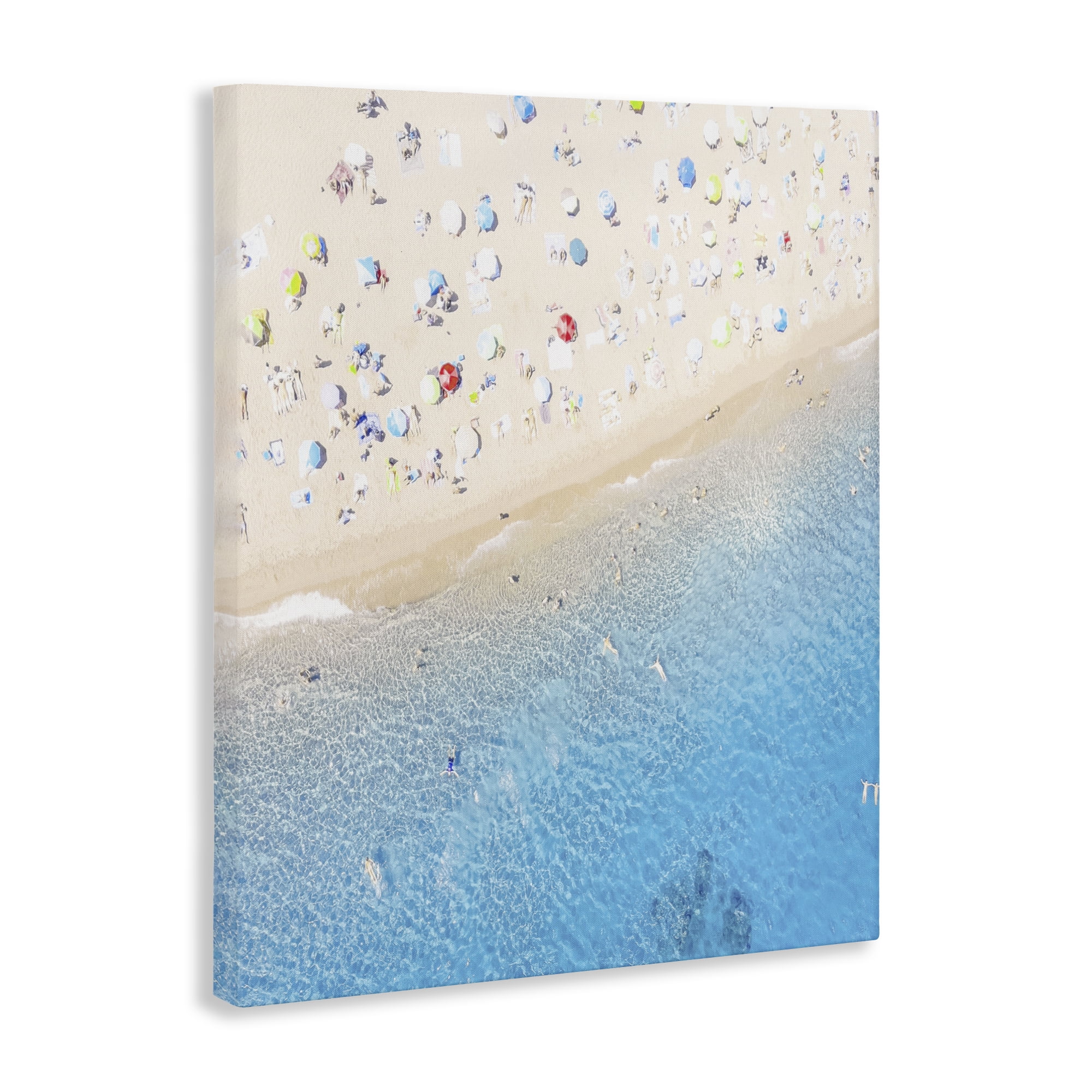 Stupell Industries Happy Beach in Summer Canvas Wall Art, design by Leah Straatsma