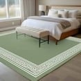 thumbnail image 5 of Cameo Brown Greek Key Large Area Rugs for Bedroom Living Room, Soft Non Slip Carpet Bedside Rug, Geometric Greece Ancient Farmhouse Geo Rectangular Floor Cover Kitchen Accent Rug 5'x7' for Office, 5 of 9
