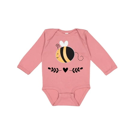 

Inktastic Honey Bee Gifts Beekeeper Gift Baby Girl Long Sleeve Bodysuit