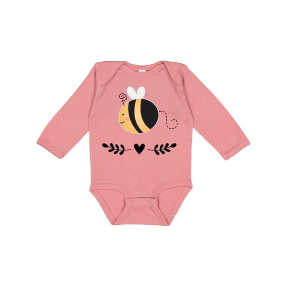 Inktastic Honey Bee Gifts Beekeeper Girls Long Sleeve Baby Bodysuit