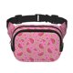 thumbnail image 1 of Fotbe Watermelon Cangurera Cuadrada con Estampado de Doble Capa, Bolsa de Cintura Ajustable Mini para Hombres y Mujeres, 1 of 9
