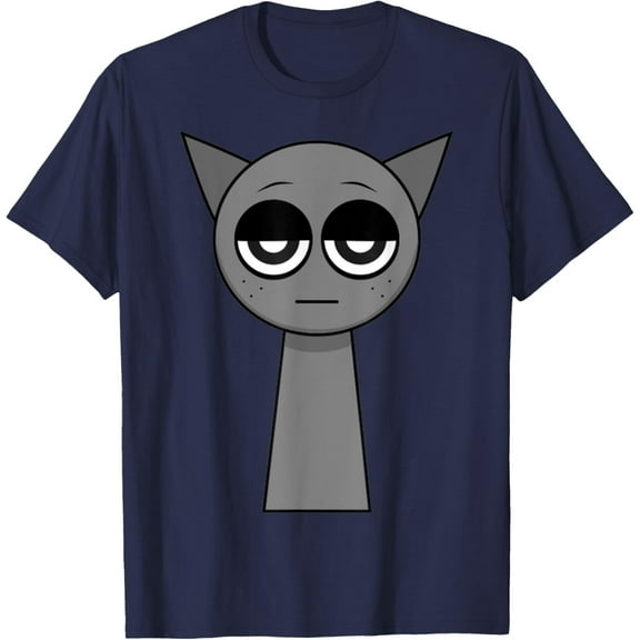Gray From Sprunki T-Shirt NAVY Unisex S-5XL Hot Trending Shirt, Vintage Birthday Gift