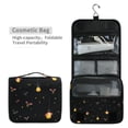 thumbnail image 5 of Travel Hanging Toiletry Bag Home Cosmetic Organizer Makeup Bag Fireflies Illustration, 5 of 8