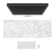 thumbnail image 2 of Large Gaming Mouse Pad with Stitched Edges, Minimalist Topographic Map Desk Mat, Extended XL Mousepad, 2 of 5