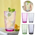 thumbnail image 5 of 17oz Acrylic Drinking Glasses, Reusable Tumblers Drinkware Unbreakable Water Glasses Cups Stackable & Dishwasher Safe for Home Outdoors Restaurant, 5 of 5