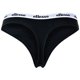 thumbnail image 3 of ellesse tangas señora, pack de 6 - HILLAR, ropa interior, algodón elástico, logo en cintura Negro/Blanco/Gris M (Medium), 3 of 7