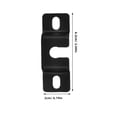 thumbnail image 2 of BESTYASH 1Par Soporte De Pared Para Barra De Sonido Negro Metal Y Resistente Para Montaje Bajo TV, 2 of 8